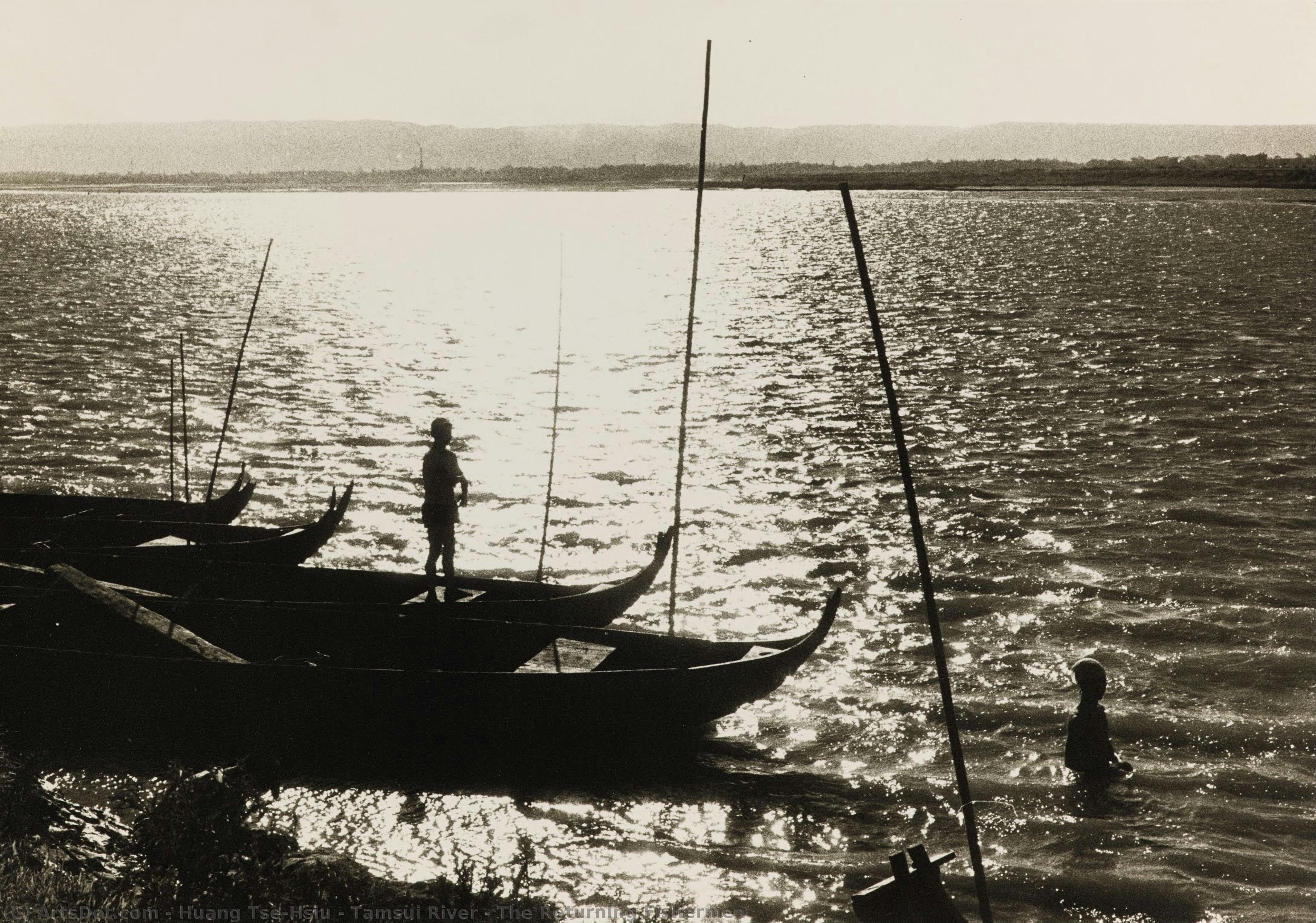 Tamsui River – The Returning Fishermen — Huang Tse-hsiu