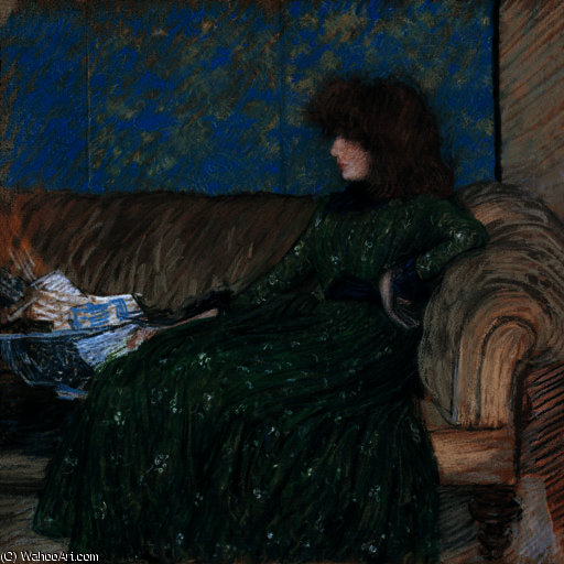 The Sprigged Frock — Philip Wilson Steer