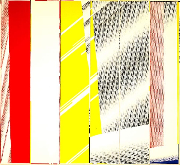 Mirror In Six Panels — Roy Lichtenstein