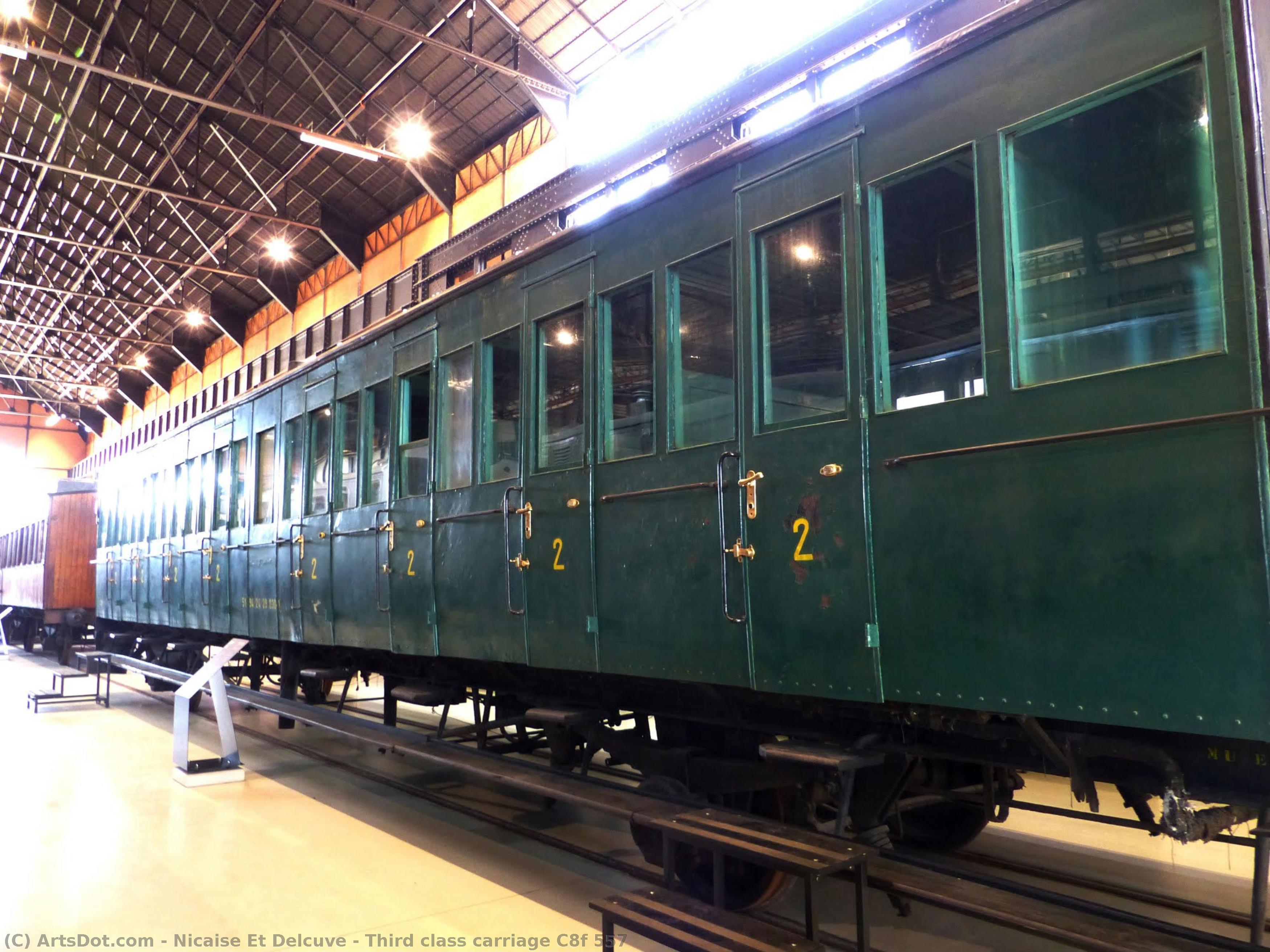 Third Class Carriage C8f 557 — Nicaise Et Delcuve
