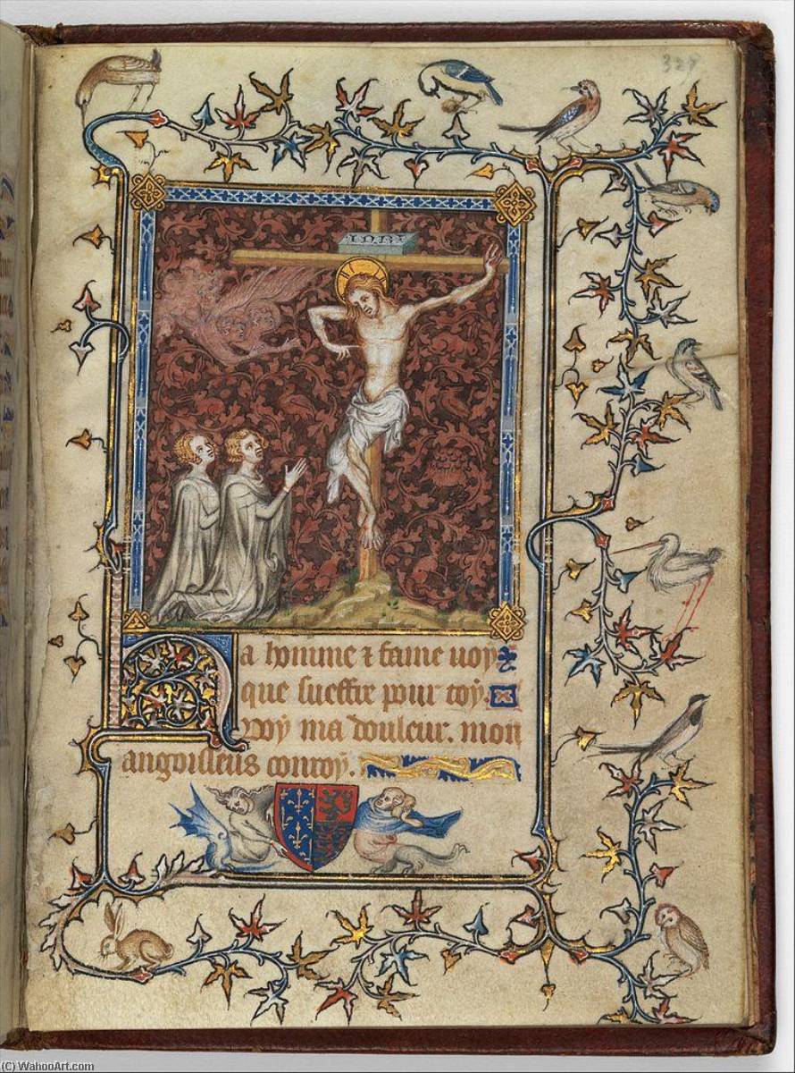 Miniature From Psalter Of Bonne Of Luxemburg — Jean Le Noir
