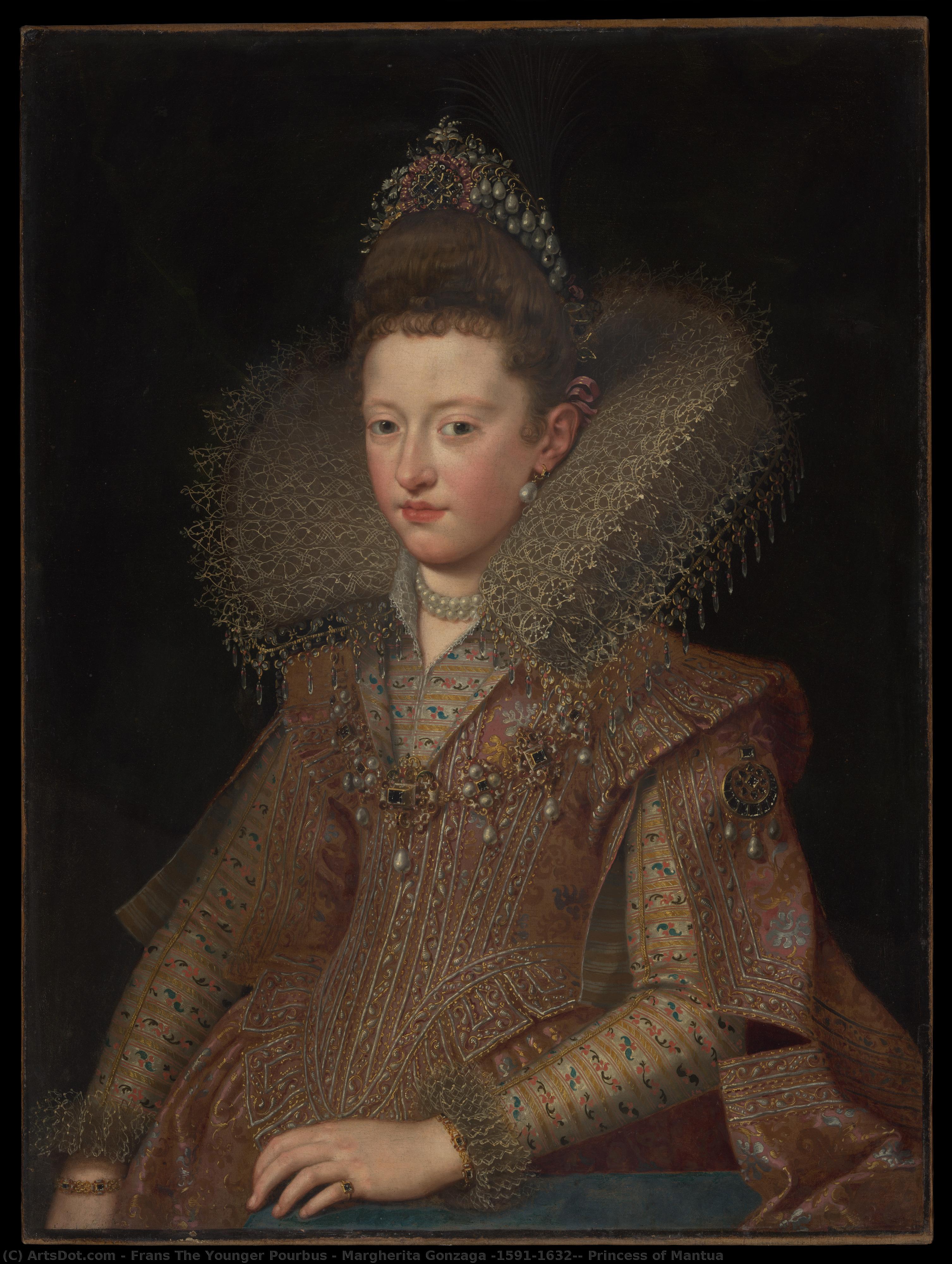 Margherita Gonzaga (1591–1632), Princess Of Mantua — Frans Pourbus Der Jüngere