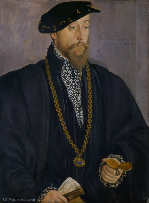 Portrait Of Pankraz Von Freyberg To Hohenaschau — Hans Mielich