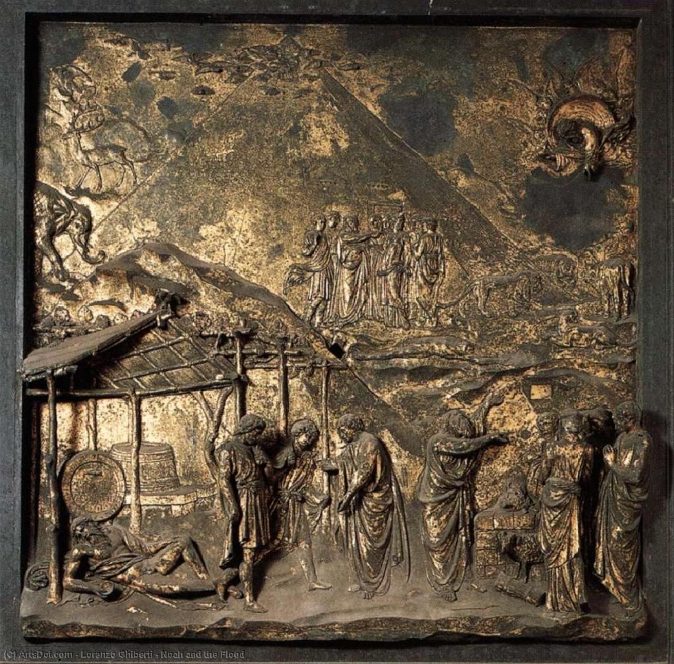 Noah And The Flood — Lorenzo Ghiberti