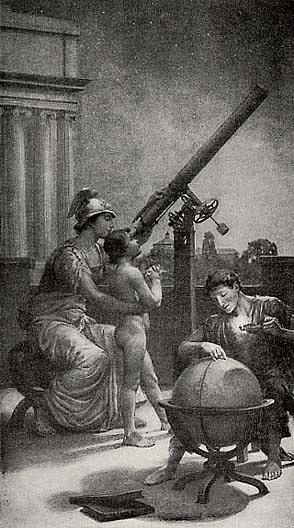 Astronomy And Geography, (painting) — Will Hicox Low