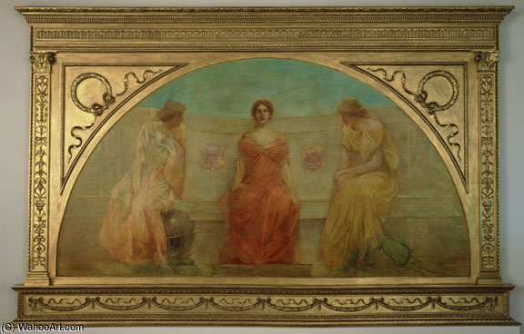Commerceandagriculturebringingwealthtodetroit — Thomas Wilmer Dewing