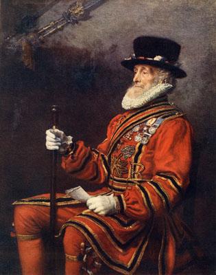 A Yeoman Of The Guard — Sir John Everett Millais