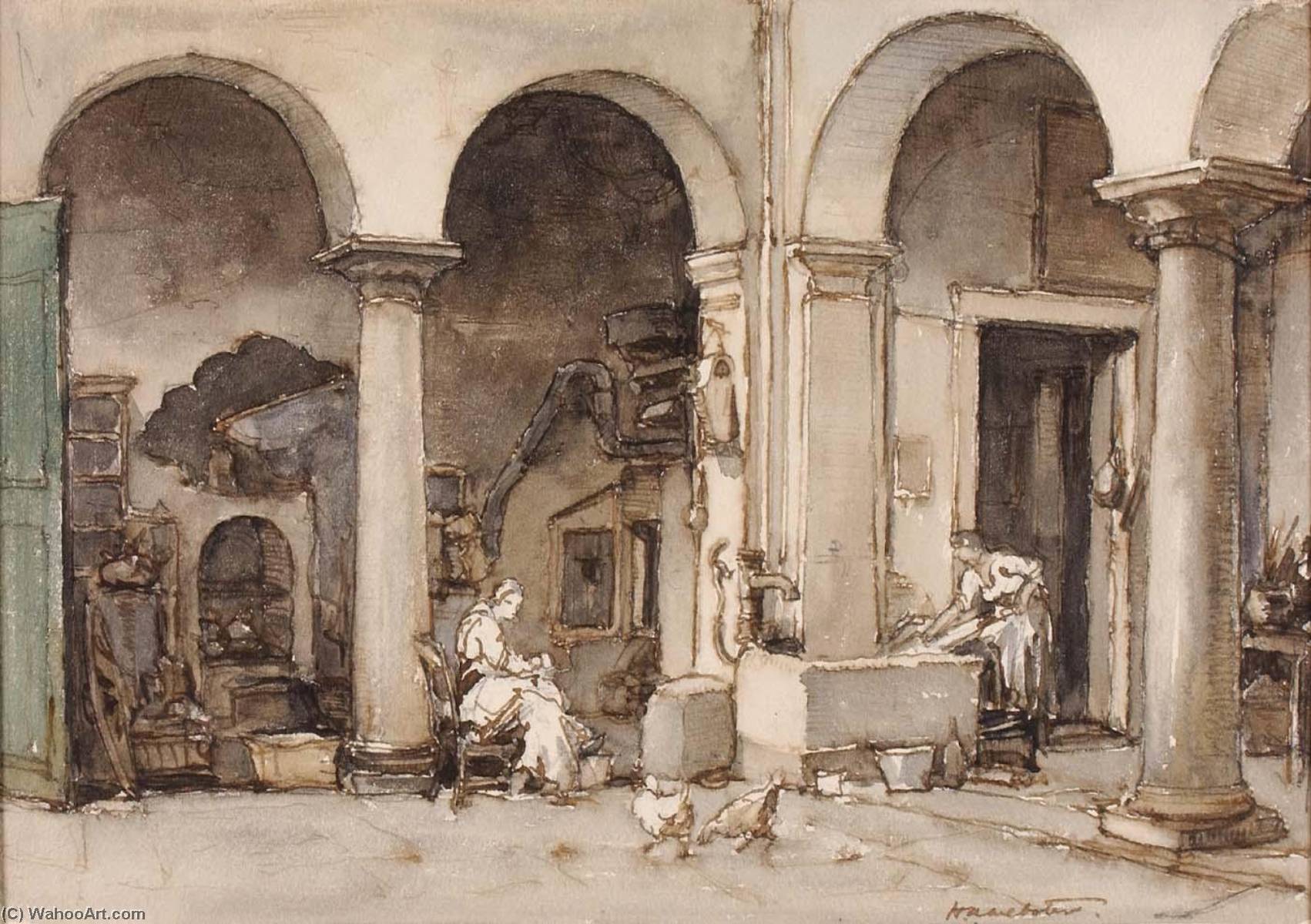 The Pretty Girl Of Orta, Italy — Herman Armour Webster