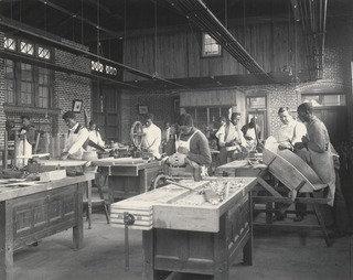 Trade School A Corner Of The Wheelwright Shop — Frances Benjamin Johnston