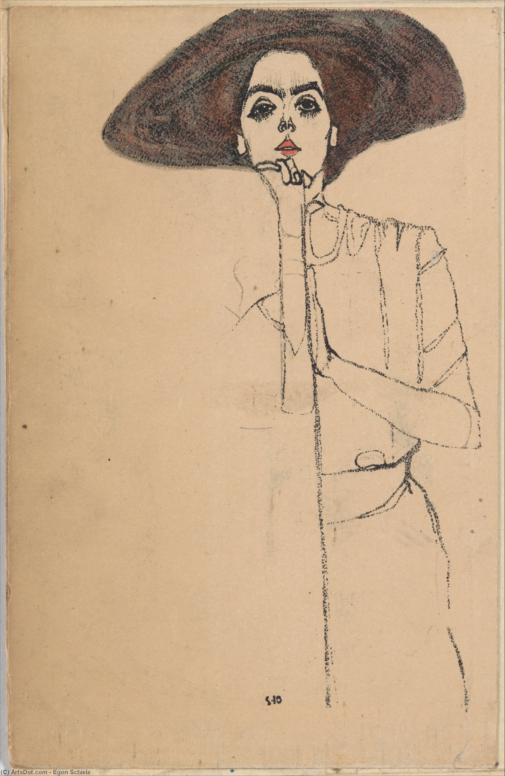 Portrait Of A Woman 1 — Egon Schiele
