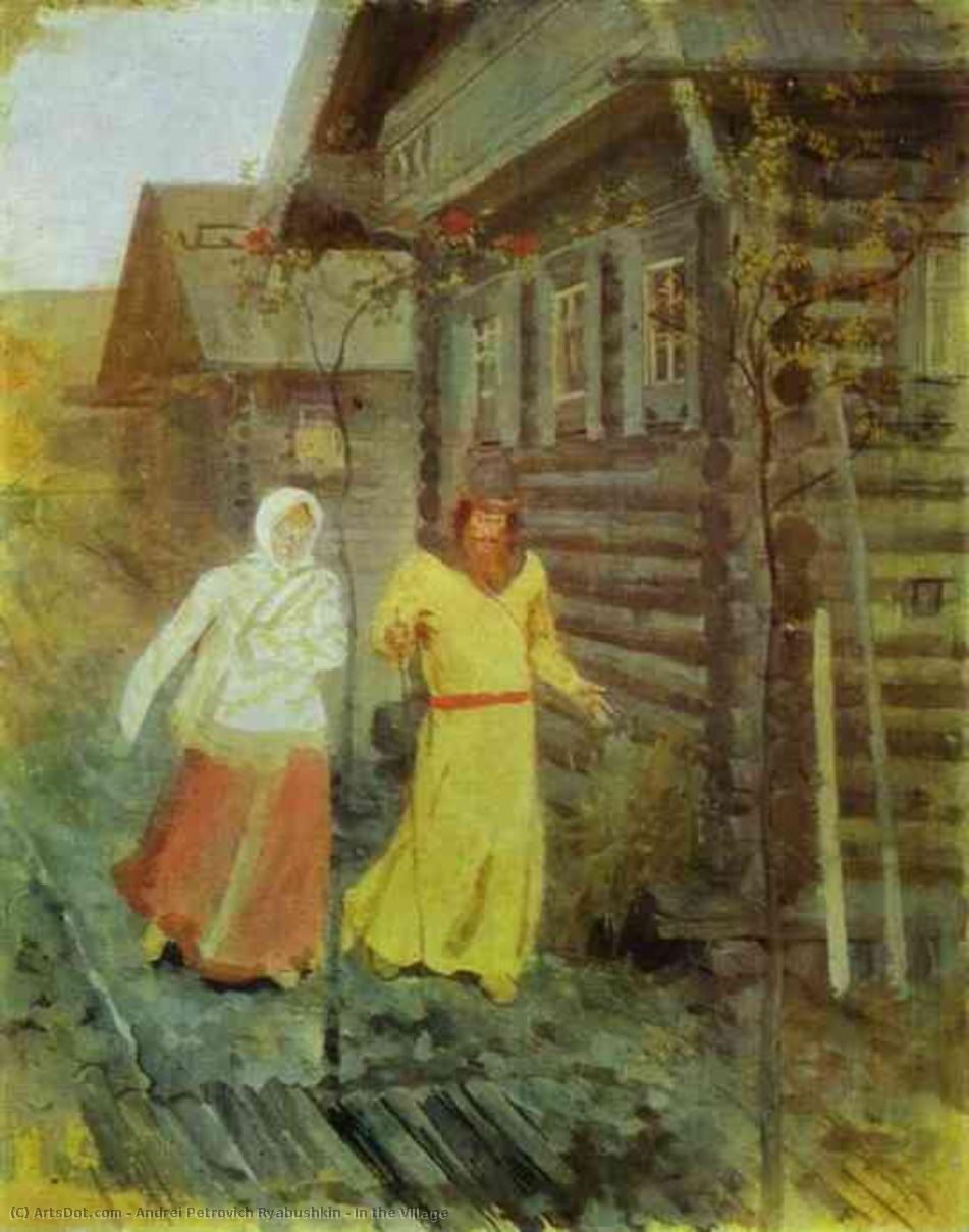 In The Village — Andrei Petrovich Ryabushkin