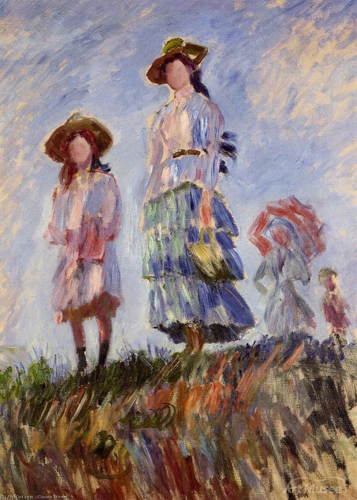 Promenade (study) — Клод Моне