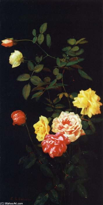 Still Life Of Roses — George Cochran Lambdin