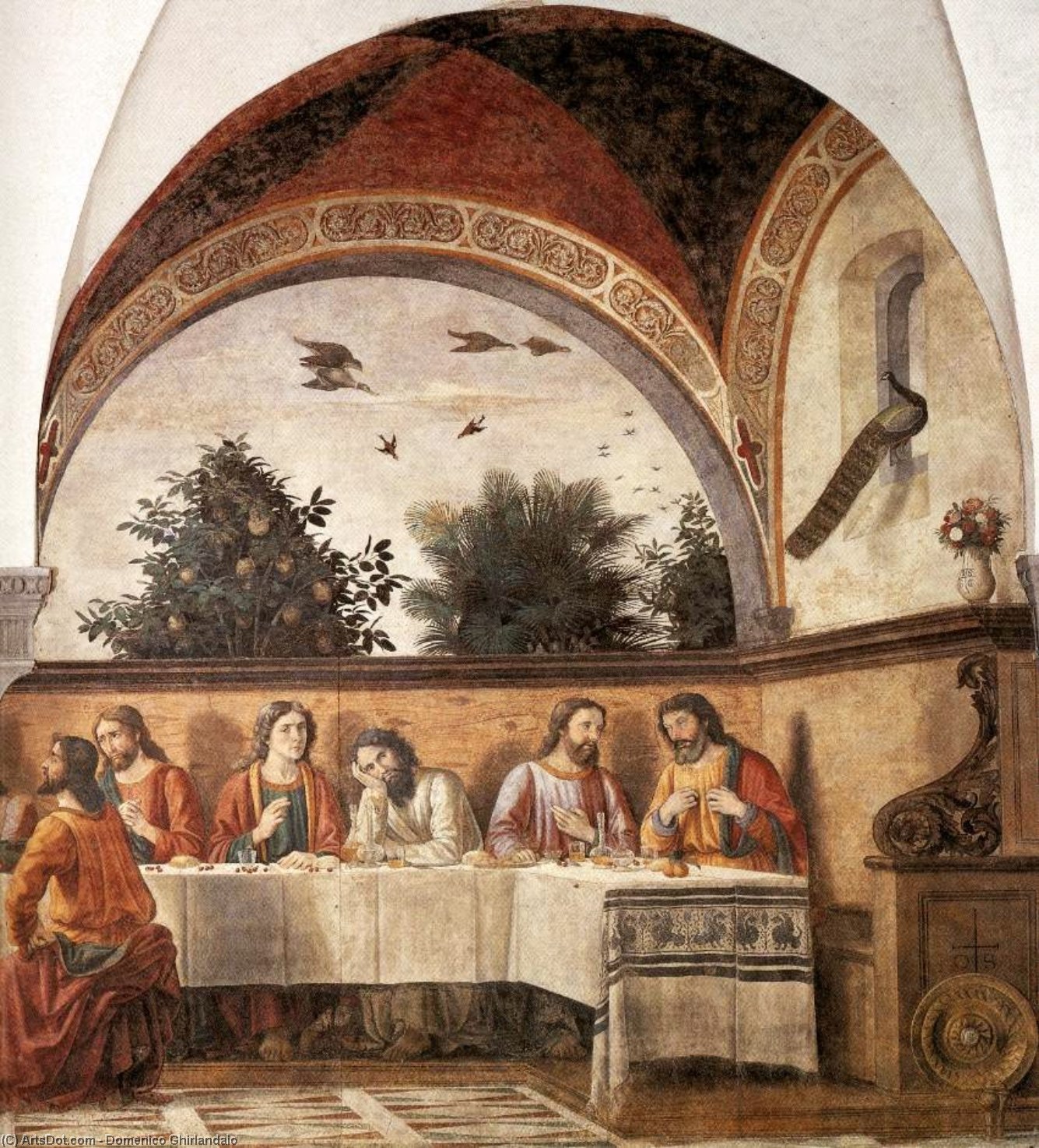 Abendmahl (detail) (14) — Domenico Ghirlandaio