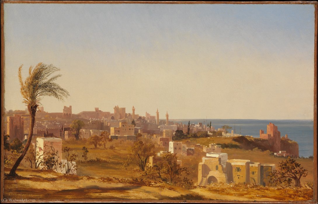 View Of Beirut (1844) — Jules Louis Philippe Coignet