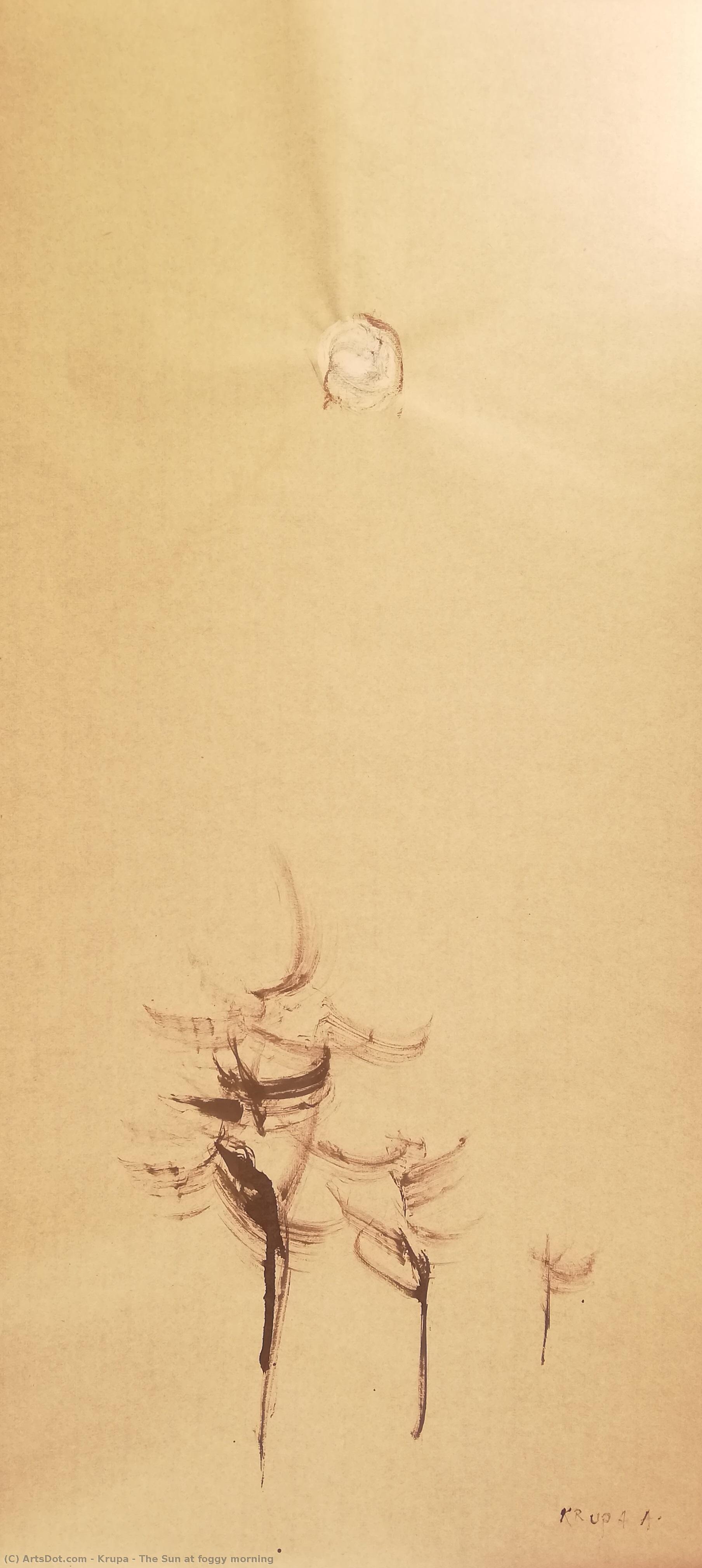 The Sun At Foggy Morning — Alfred Freddy Krupa