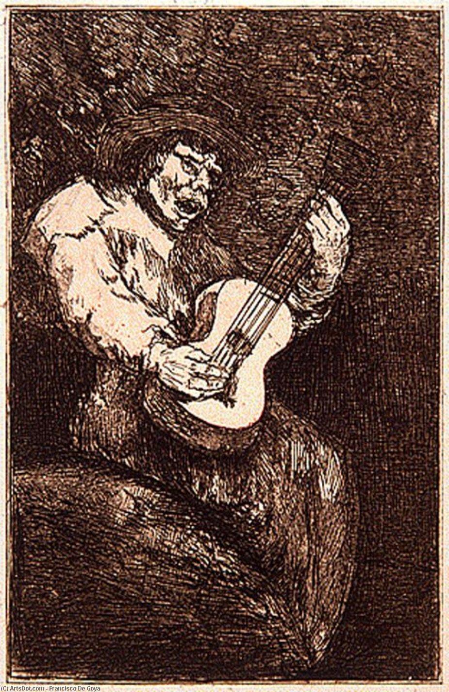 El Cantor Ciego — Francisco José De Goya Y Lucientes