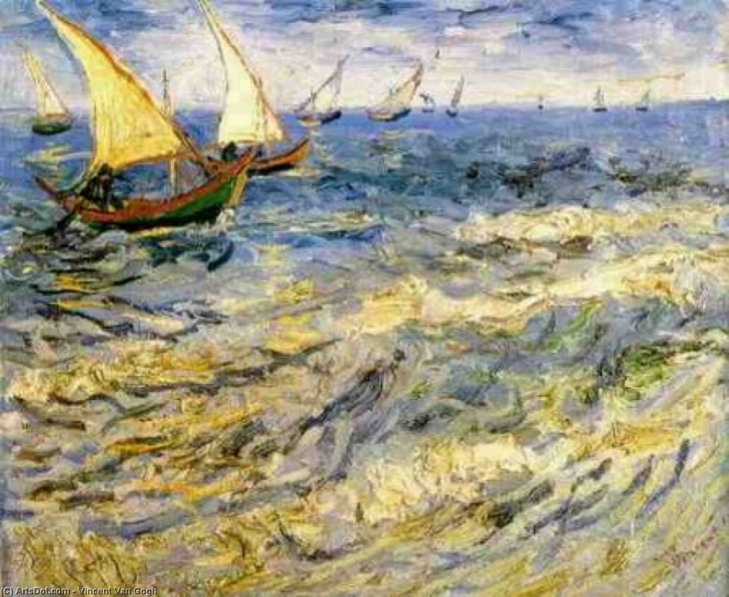 Seascape At Saintes-maries 2 — Vincent Willem Van Gogh