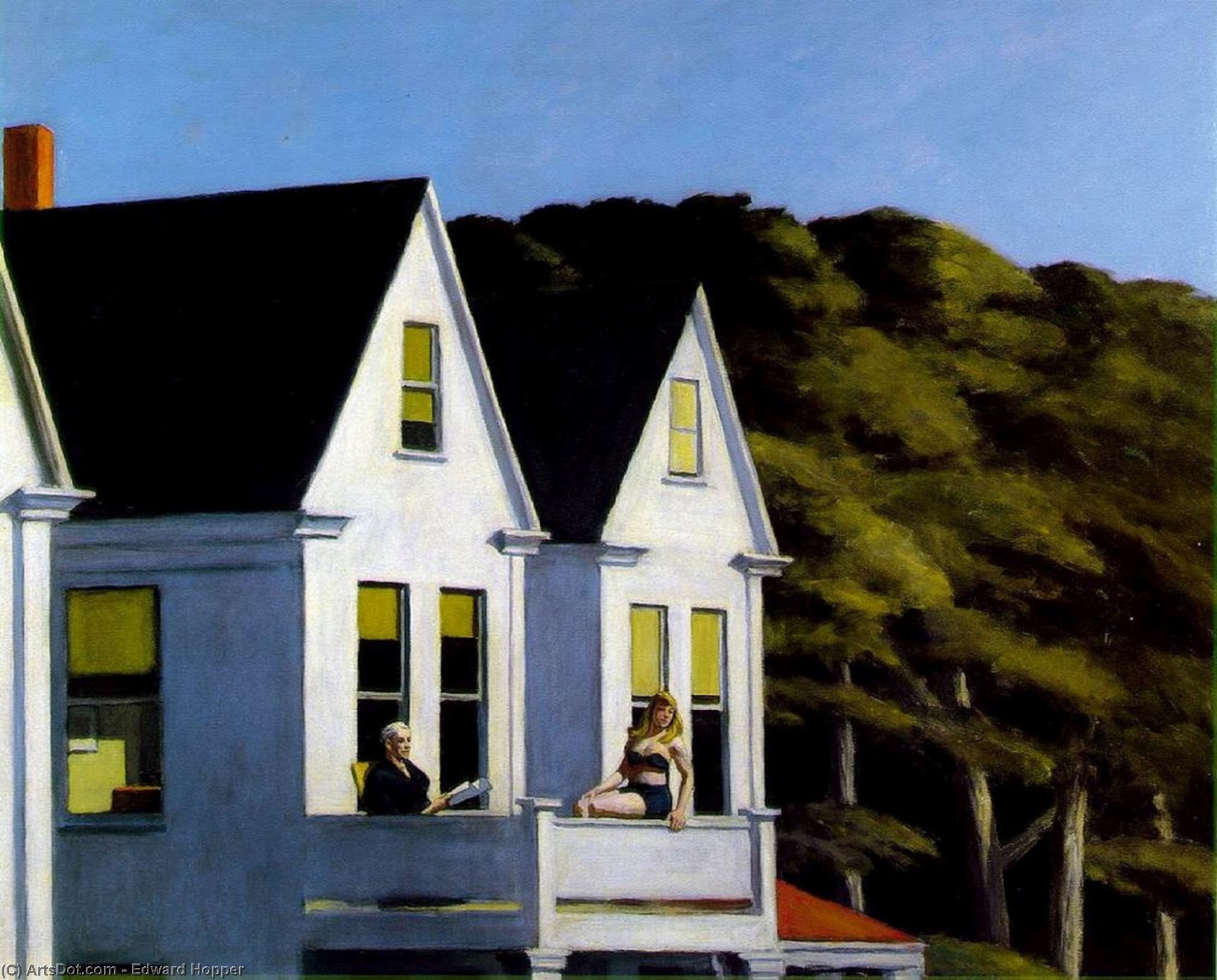Second Story Sunlight — Edward Hopper