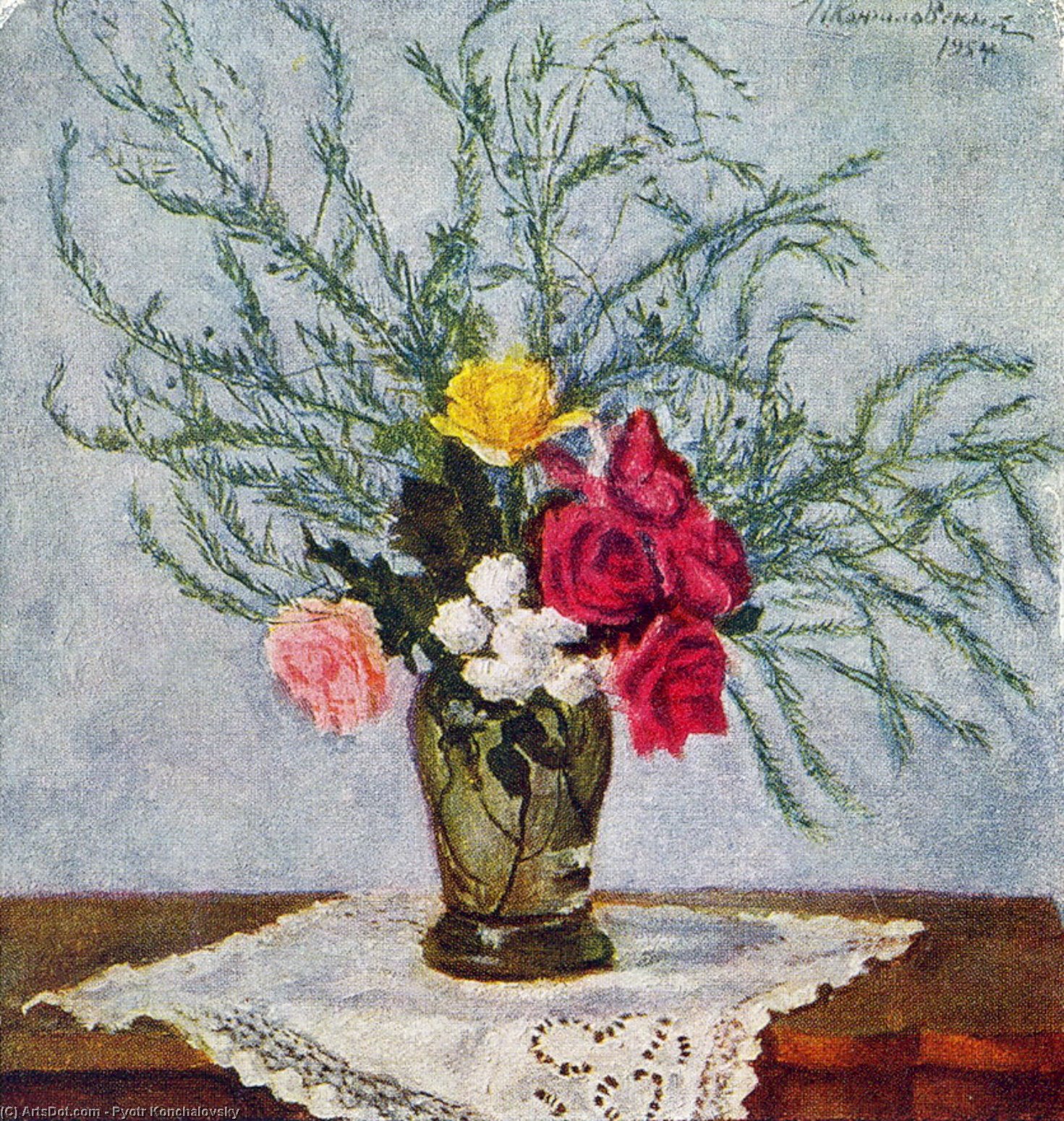 Roses — Pyotr Konchalovsky