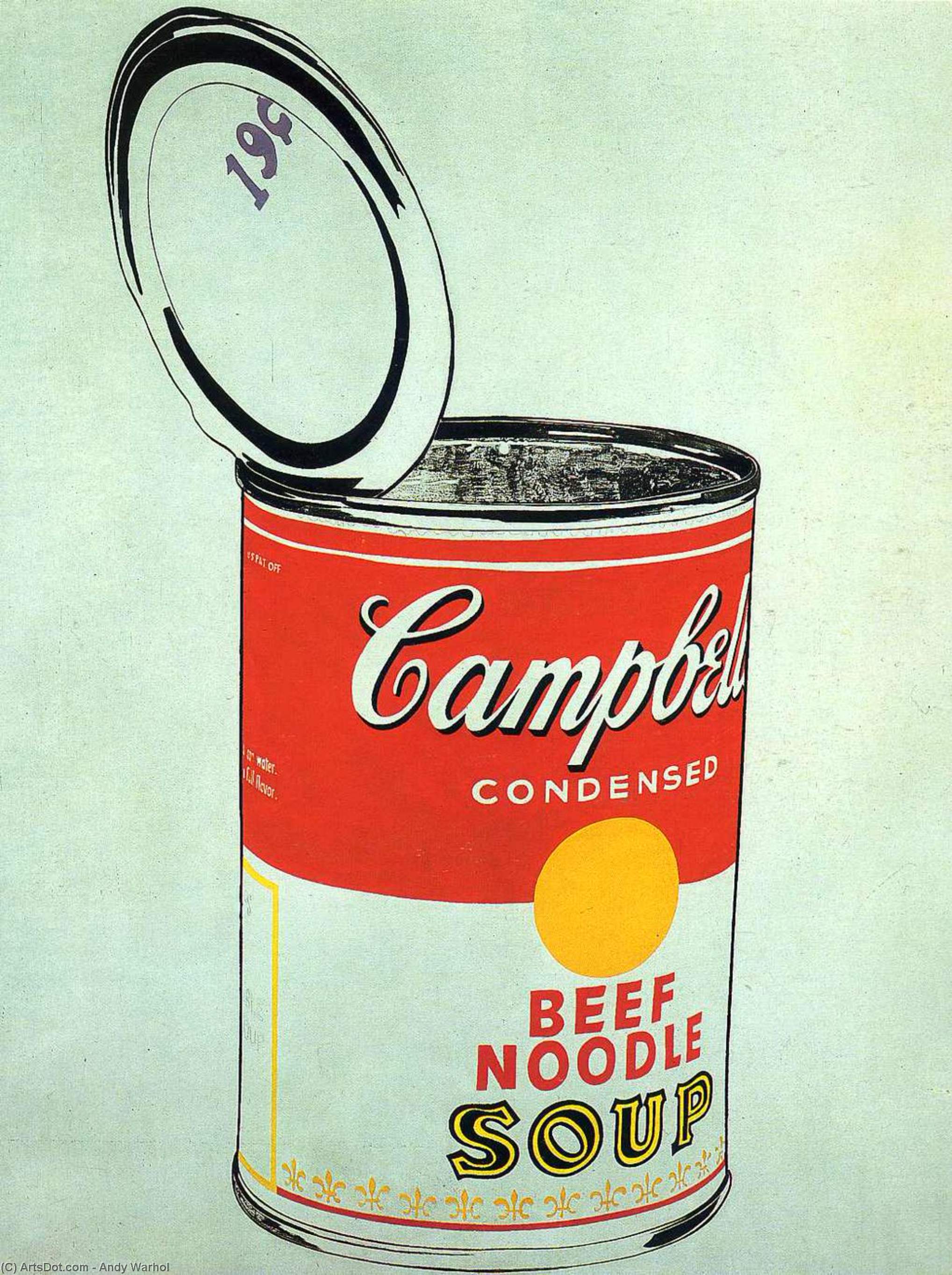Campbell's Soup Can (beef) — Энди Уорхол