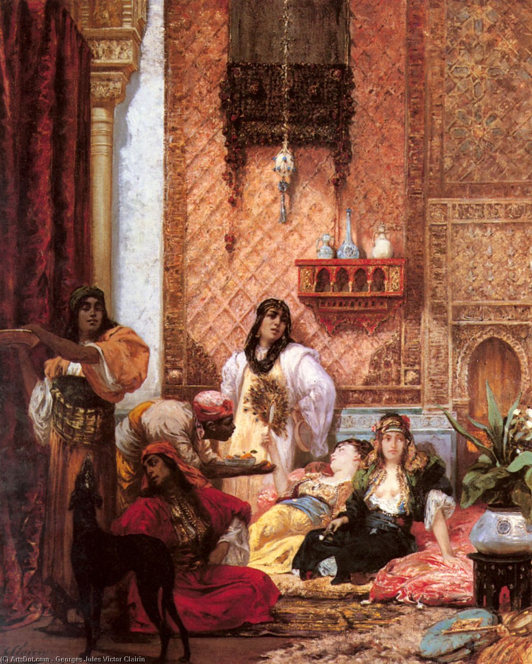The Sultans Favorites — Georges Jules Victor Clairin