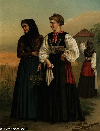 German Costume Holstein Probstei — アルベルト・クレッチマー