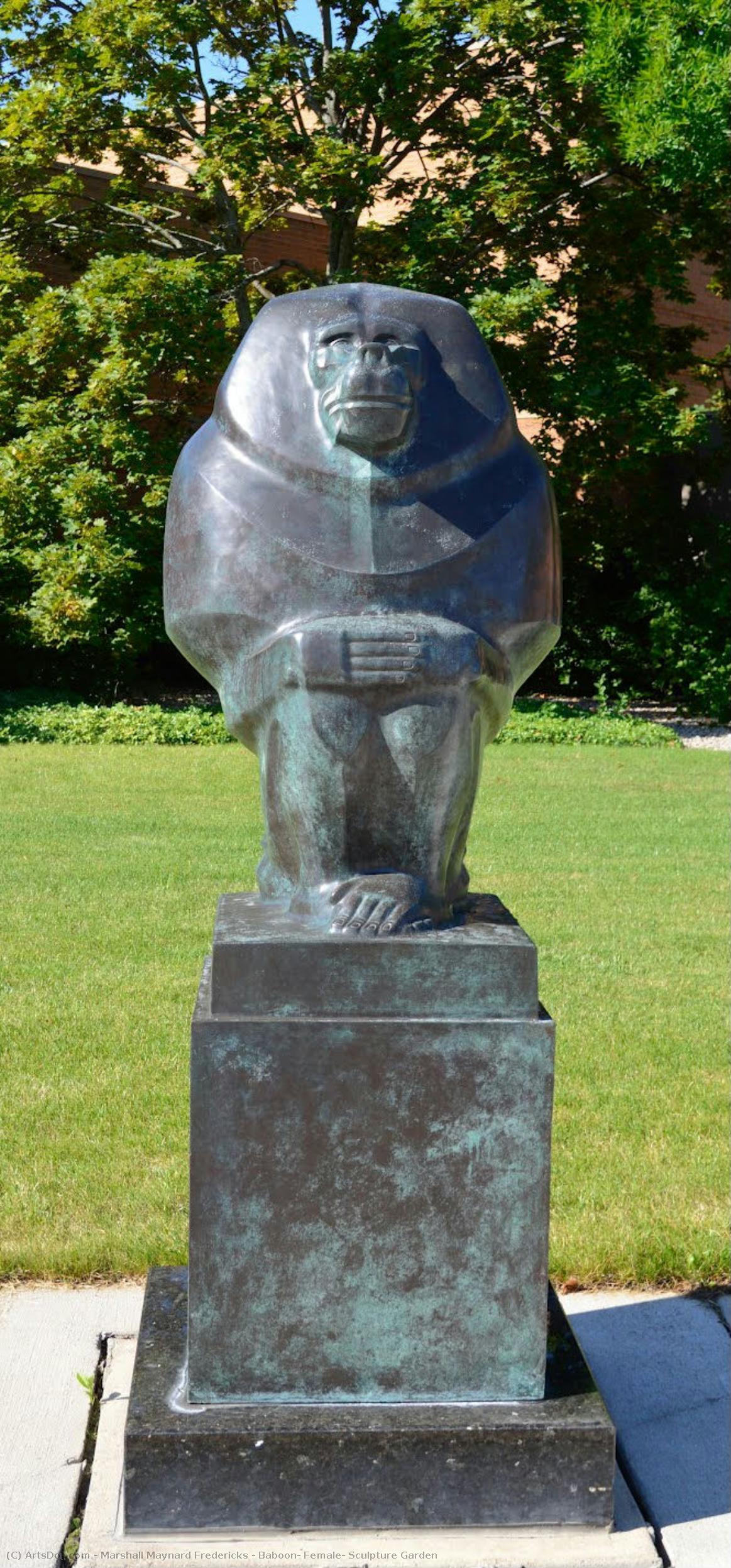 Baboon, Female, Sculpture Garden — Marshall Maynard Fredericks