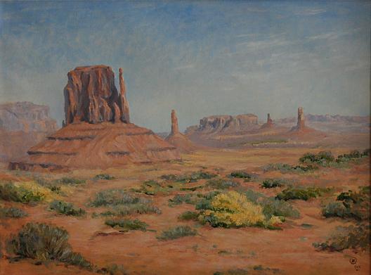 Autumn In Monument Valley, (painting) — Mary Agnes Yerkes