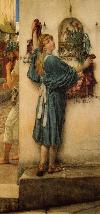 A Street Altar — Lourens Alma Tadema