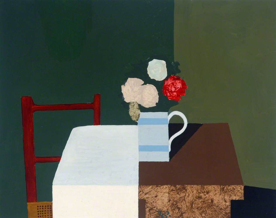 Roses On A Table — Kenneth Rowntree