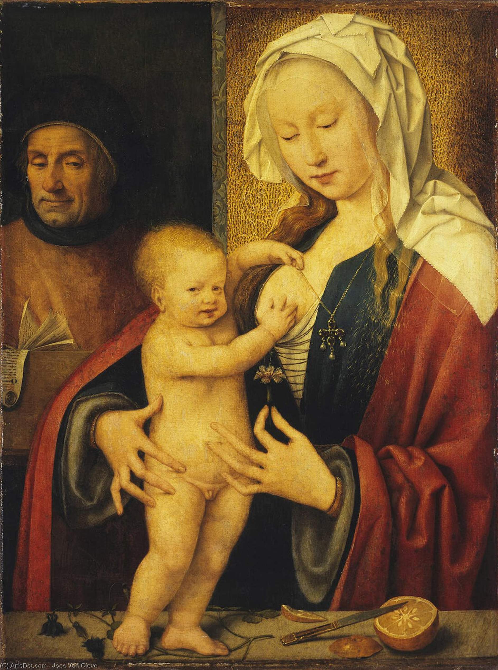 The Holy Family — Joos Van Cleve