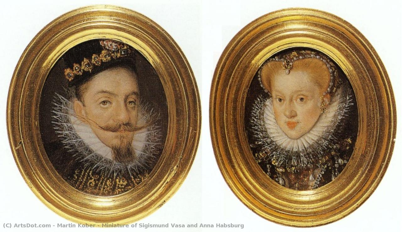 Miniature Of Sigismund Vasa And Anna Habsburg — Marcin Kober