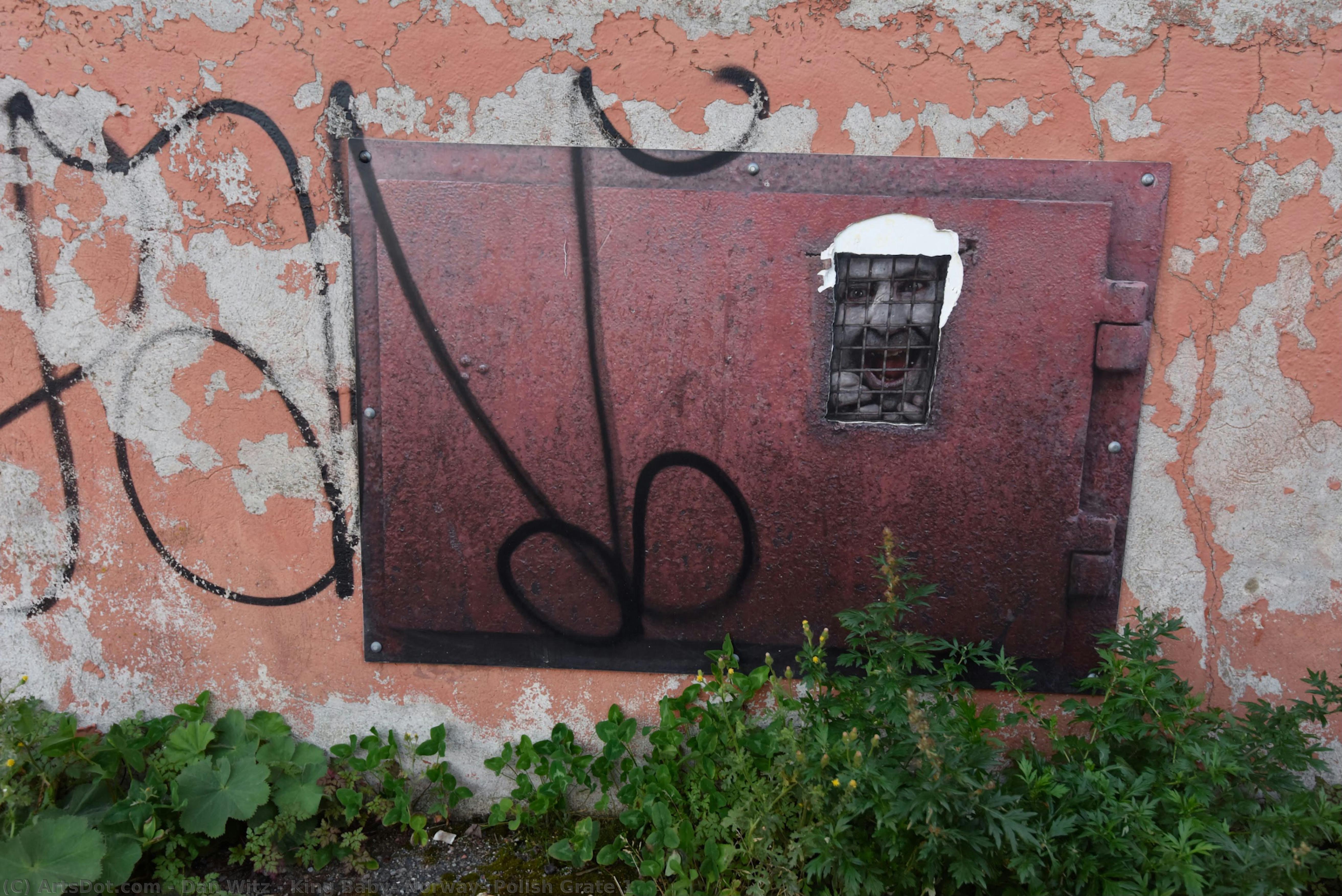 King Baby, Norway, Polish Grate 1 — Dan Witz
