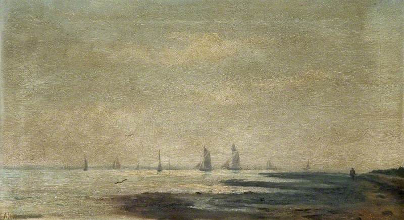 The Estuary Looking West — Alfred Harvey Moore