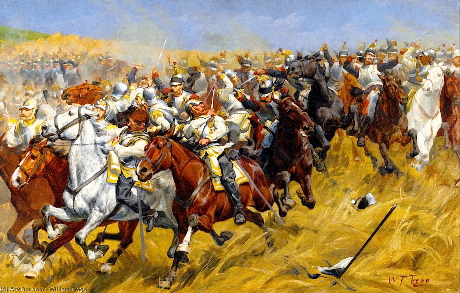 Cavalry Sketch — ウィリアム・トレゴ