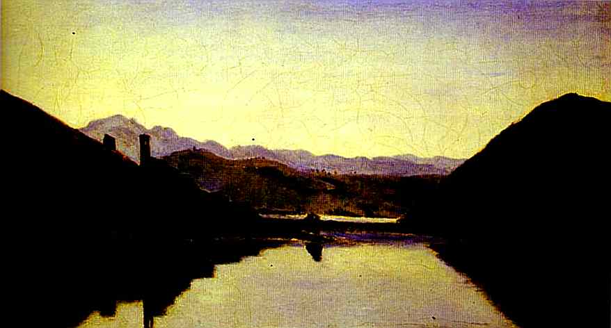 The Lake Of Piediluco, Umbria — Jean-baptiste-camille Corot