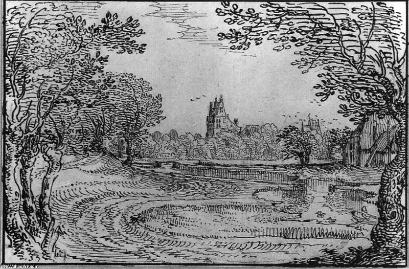 Jan Deyman's Country House — Claes Jansz The Younger Visscher