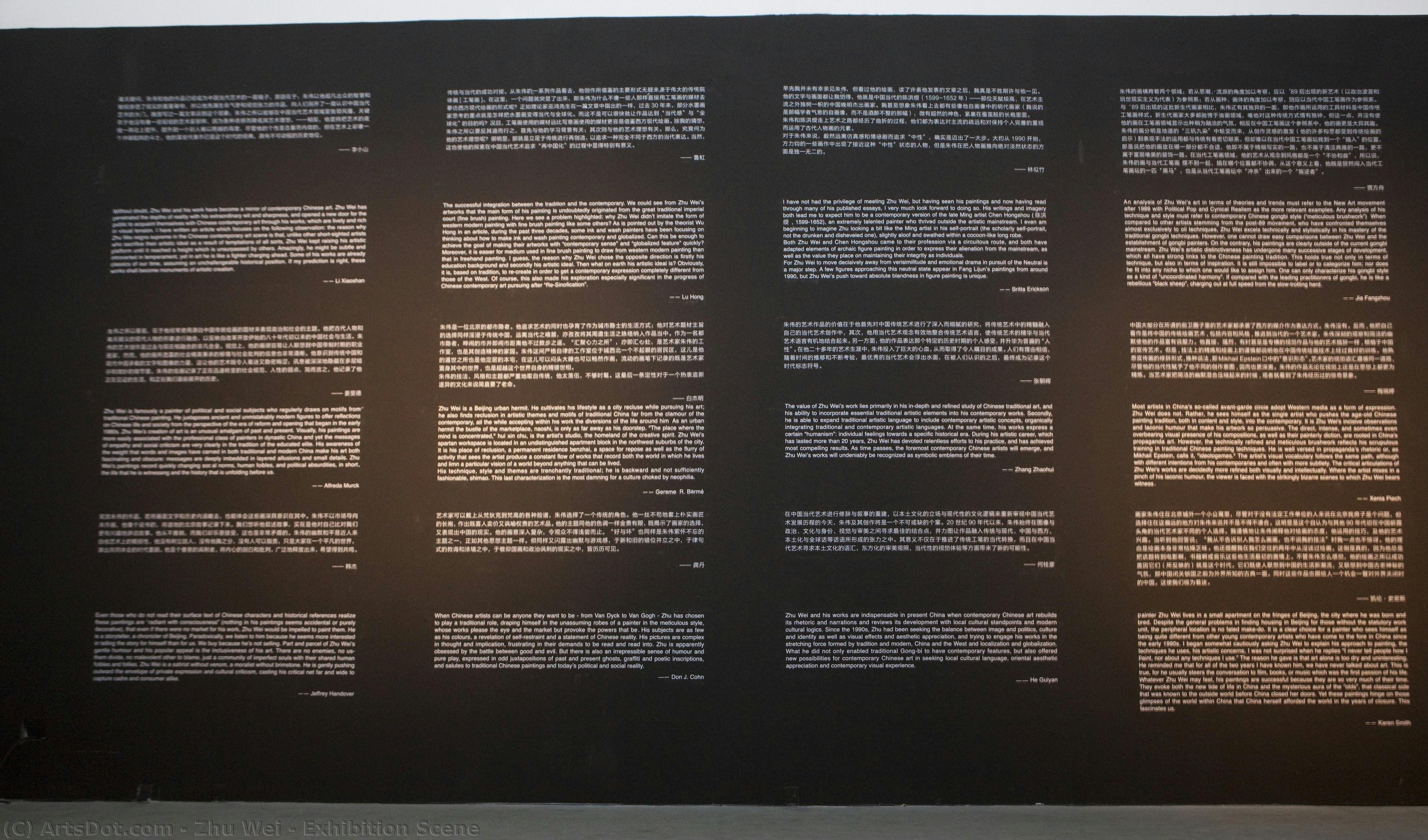 Exhibition Scene — Zhu Wei