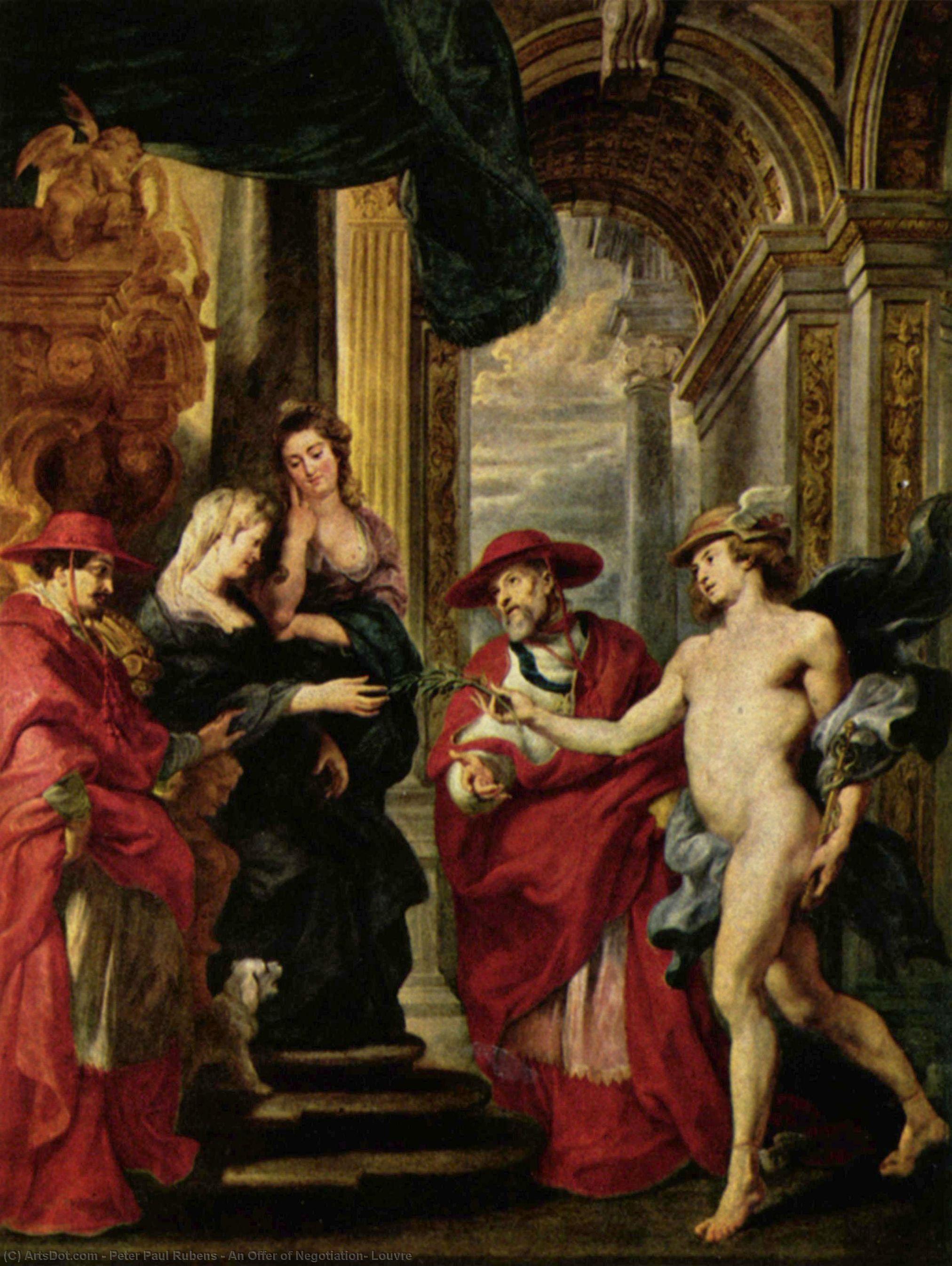Ein Angebot Zum Verhandeln, Louvre — Peter Paul Rubens