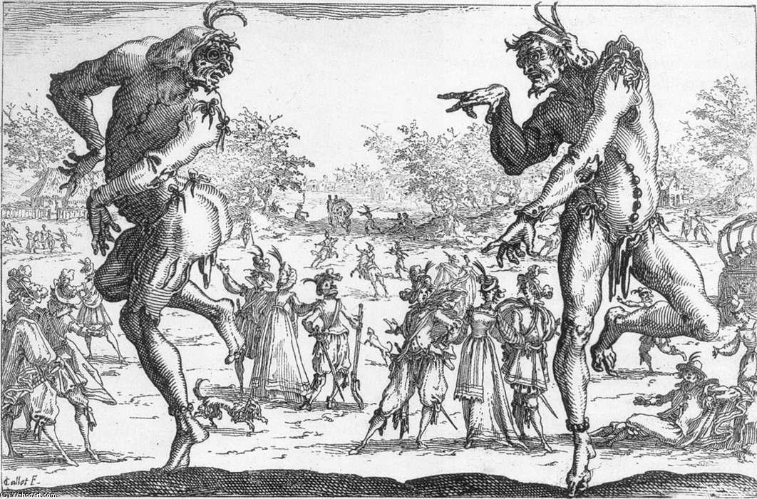 The Two Pantaloons — Jacques Callot