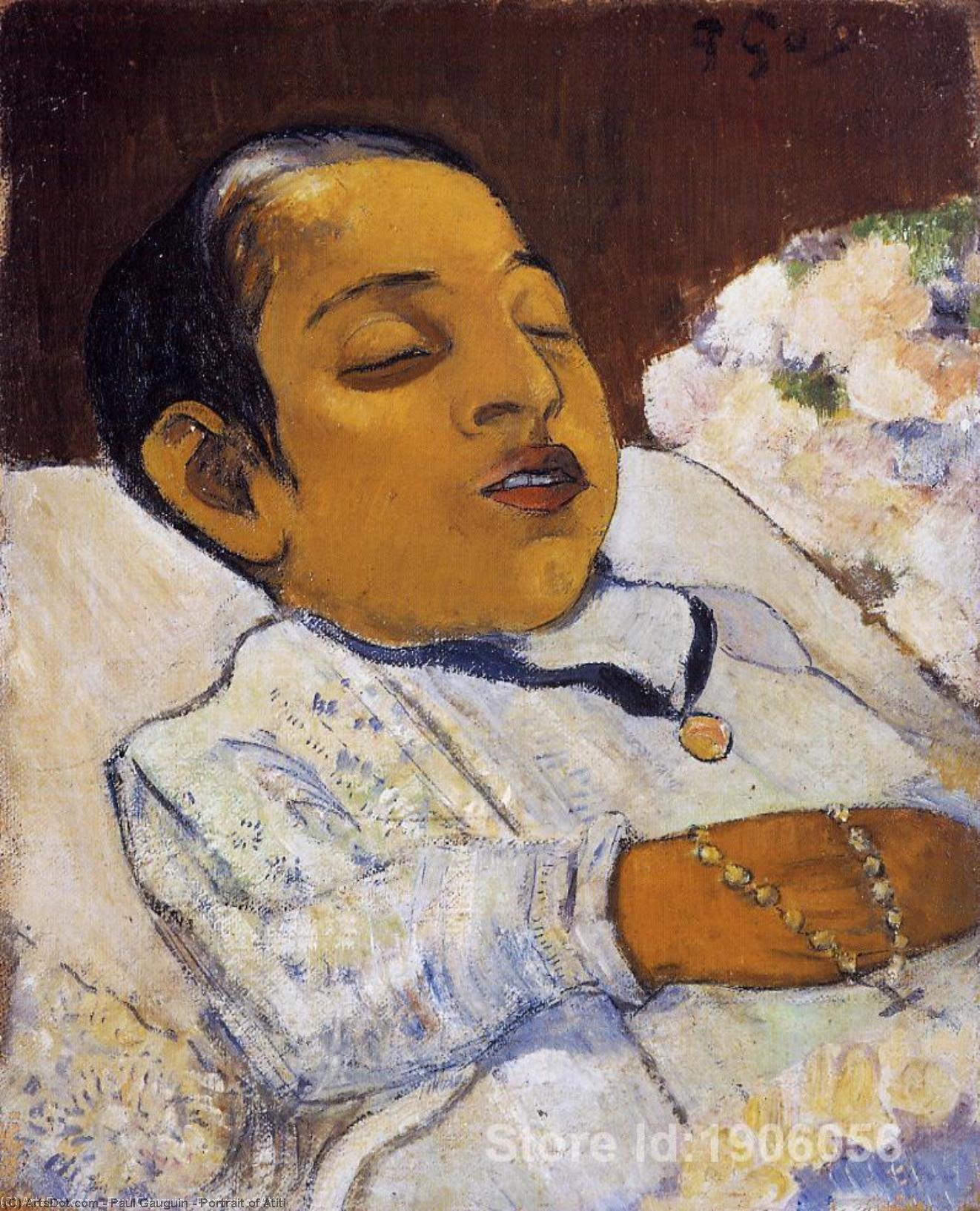 Retrato De Atiti — Eugène Henri Paul Gauguin
