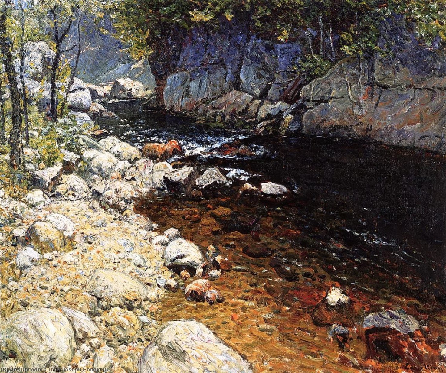 The Trout Brook — Джон Джозеф Эннекинг