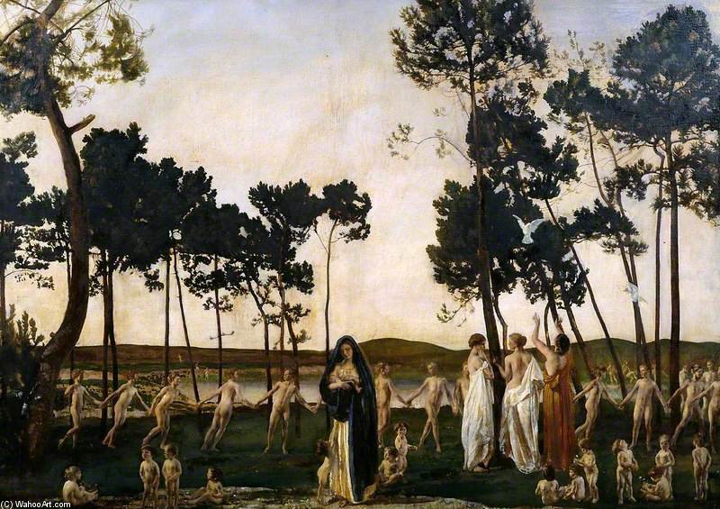 Bbc - Your Paintings - The Wood Beyond The World — Charles Henry Sims