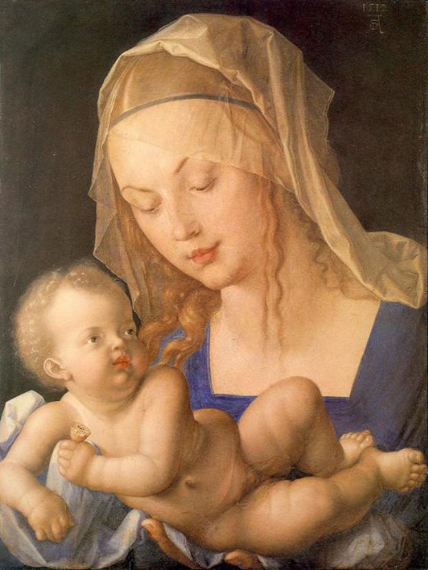 Madonna And Child With A Pear — Albrecht Dürer