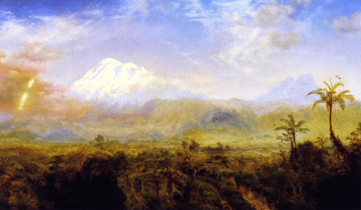 Mount Chimborazo (also Known As Table Lands Of Rio Bamba, Ecuador .) — Louis Remy Mignot
