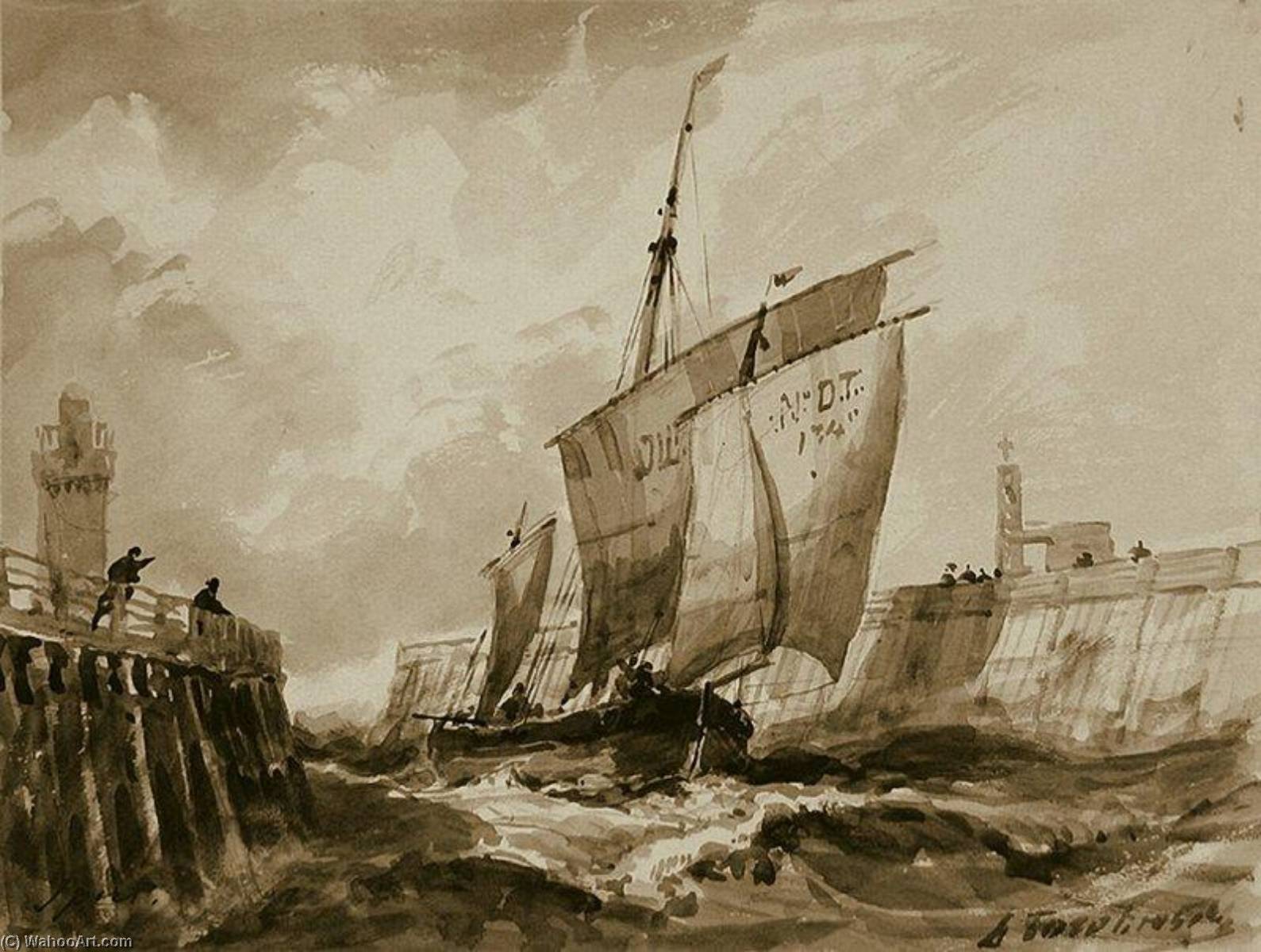 Fishing Boats — Alexei Petrovich Bogoliubov