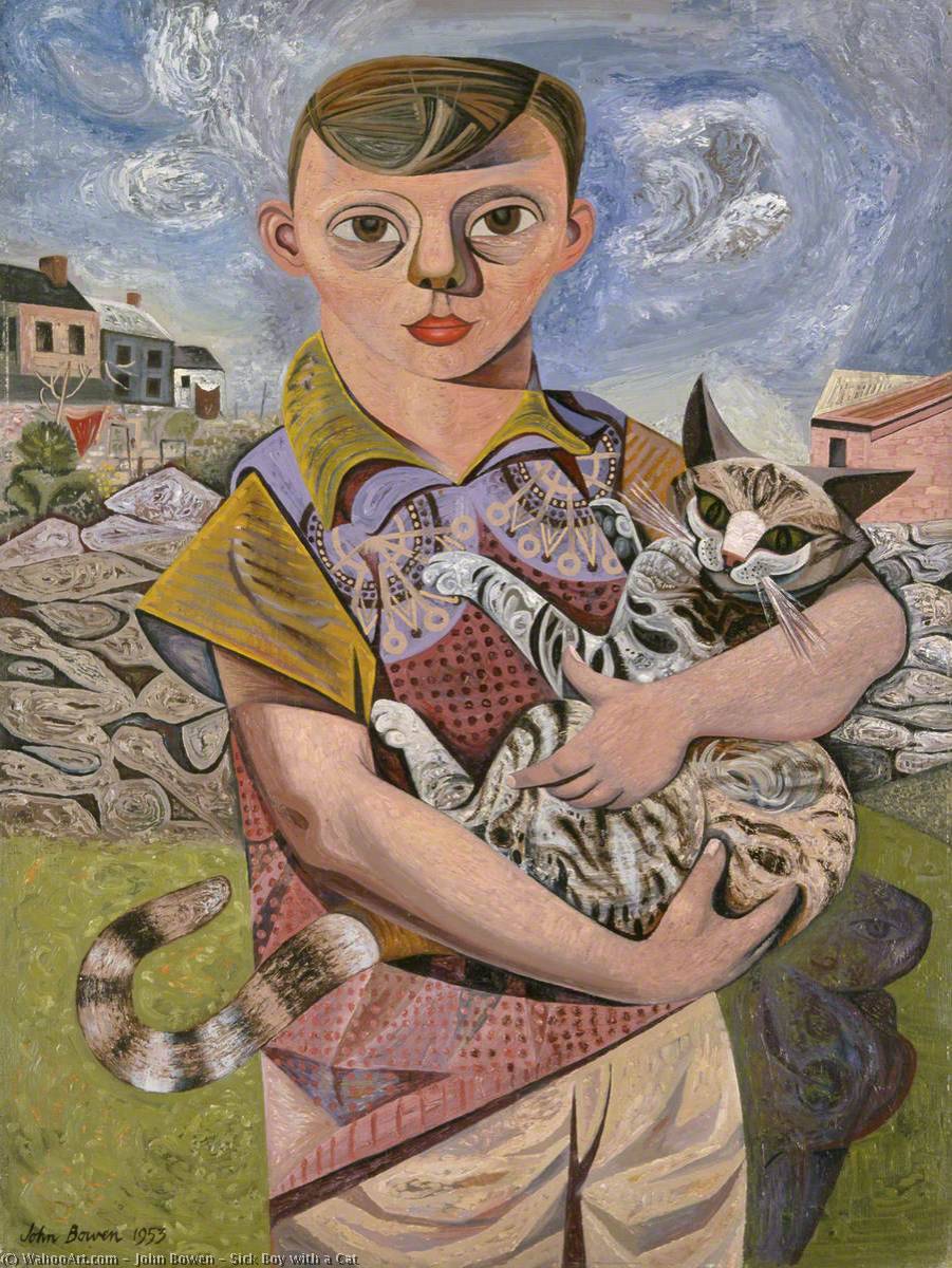 Sick Boy With A Cat — John Bowen