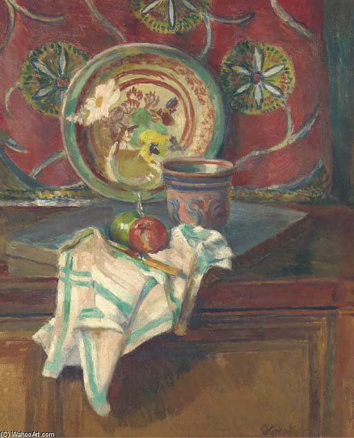 Still Life With Napkin, The Studio, Charleston — Duncan Grant