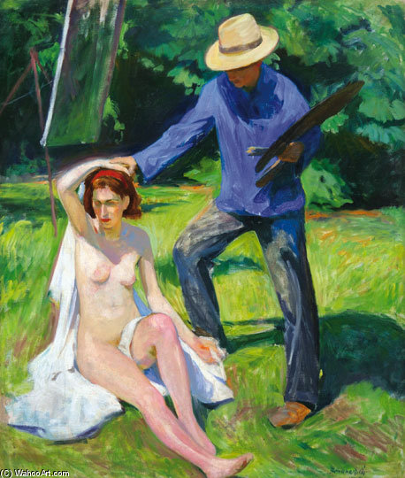 The Artist And The Model — Agost Benkhard
